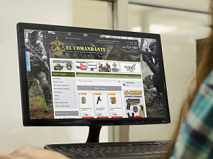 Создание сайта для магазина военного снаряжения